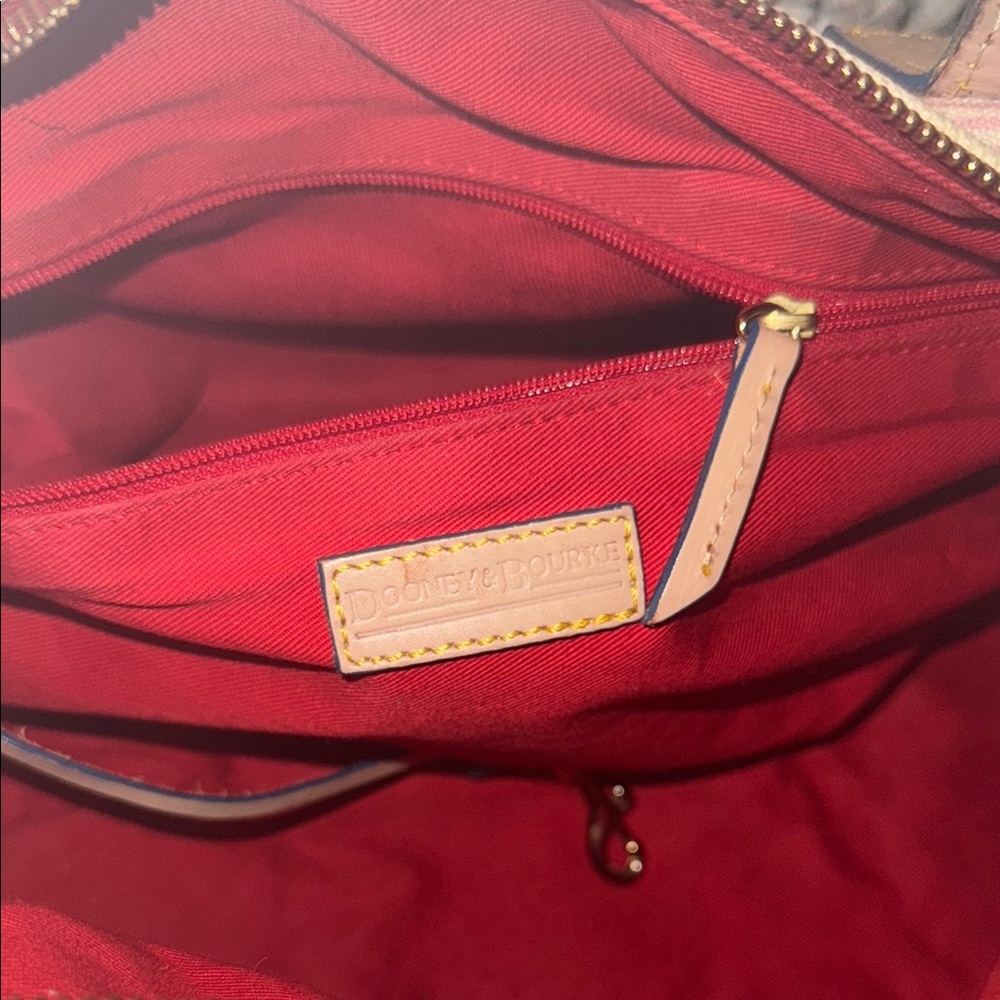 Y2K Dooney & Bourke seersucker multicolored speedy - Picture 8 of 12